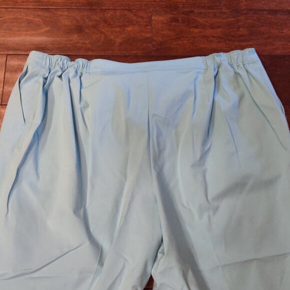 Lafayette 148 Manhattan Light Blue Cropped Pants 24W - Picture 7 of 7